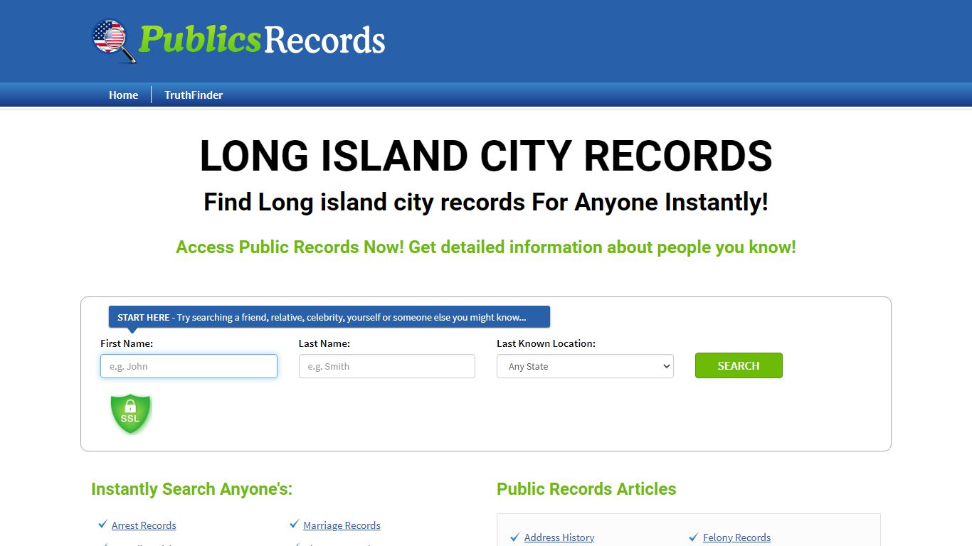 Find Long island city records For Anyone Instantly!